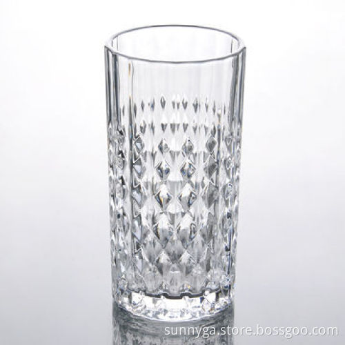 Glass Tumbler with Nice Pattern, Suitable for Daily Use and Promotional, 235mL Capacity